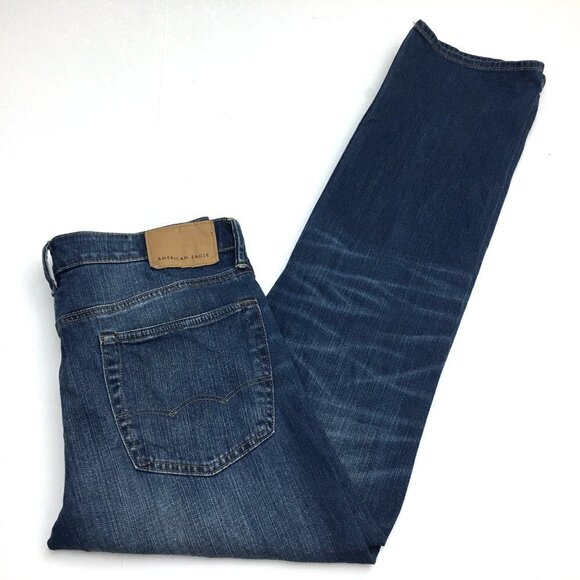 American Eagle Jeans Men's Flex Relaxed Straight Leg Stretch size 32 x 34 - Picture 13 of 13